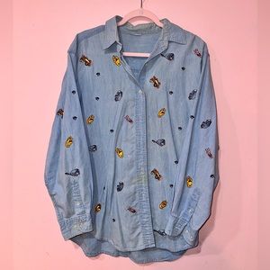 Disney Winnie The Pooh flannel button down